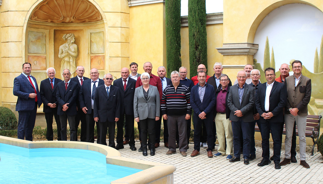 Die Jubilare der SWEG im Jahr 2021 auf einem Gruppenfoto